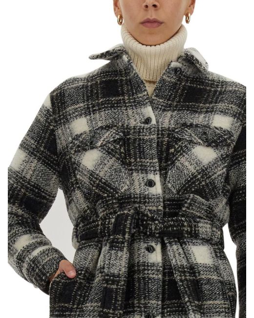Check print coat discount