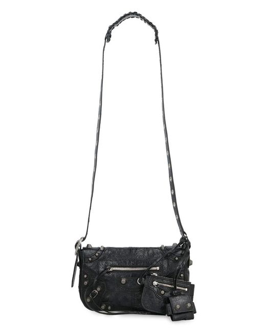 Balenciaga Black Le Cagole Xs Leather Bag for men