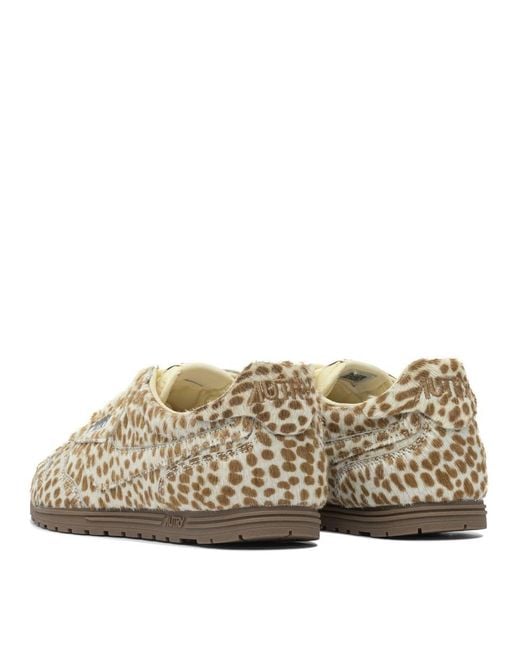 Autry Natural Windspin Low Wom Pony/Nylon Anim/Ivory