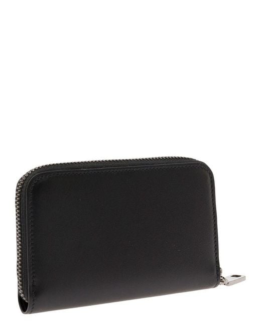 Dolce & Gabbana Black Leather Continental Wallet for men