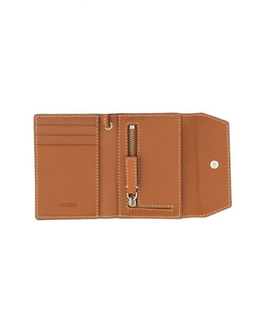 Jacquemus Brown ‘Le Porte’ Wallet With Strap