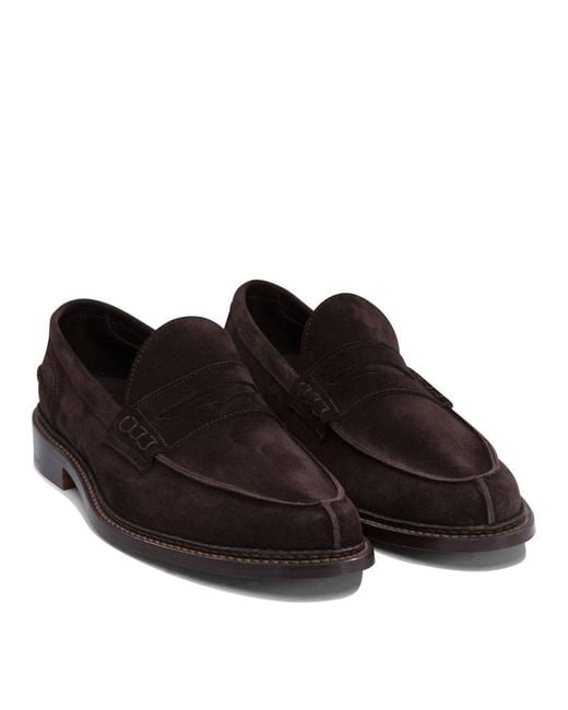 Tricker's Black Loafers & Slippers for men