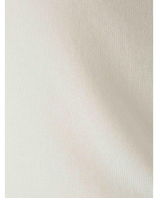 Max Mara White Top Punto Algodón
