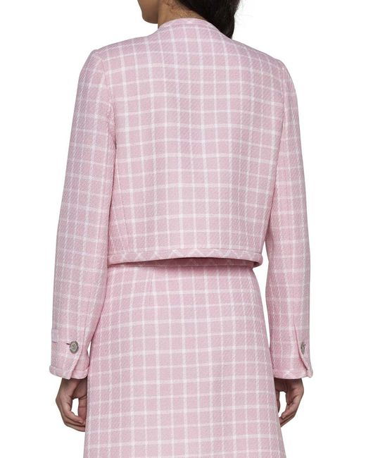 Versace Pink Coats