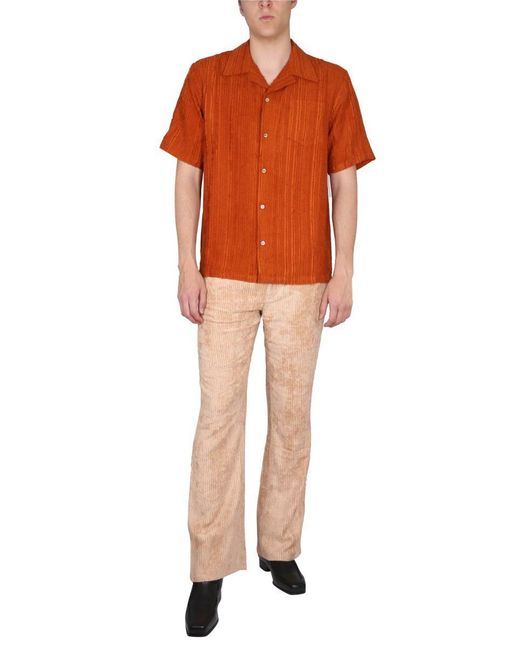 Séfr Orange Dalian Shirt for men