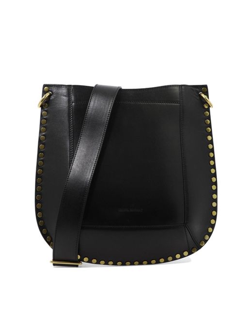 Isabel Marant Leather "oskan" Crossbody Bag in Black Lyst