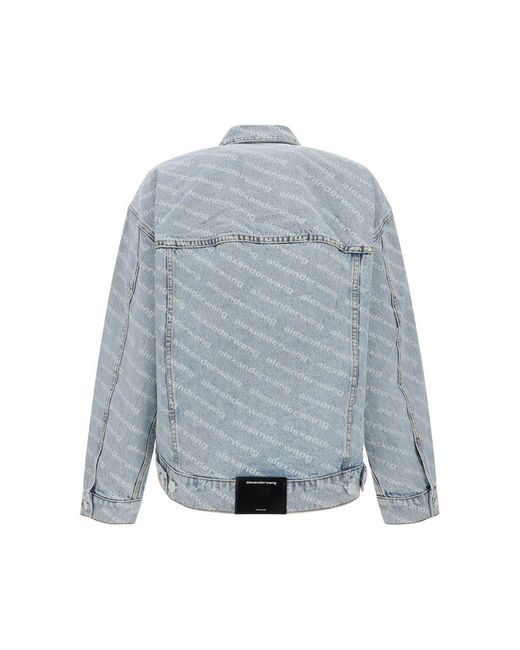 Alexander Wang Blue Denim Jacket