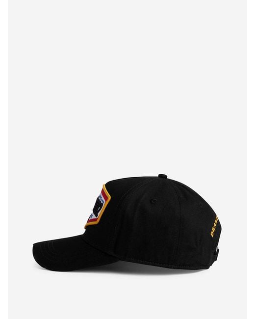 DSquared² Black Badge Baseball Cap for men