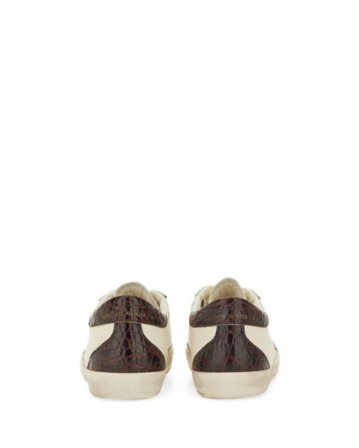 Golden Goose Deluxe Brand White "Super Star" Sneaker