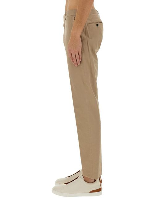 Zegna Natural Tailored Straight Leg Pants for men