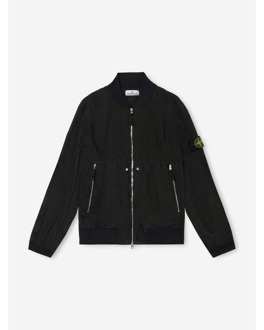 Stone Island Men's Black 4100019 Nylon Metal Watro-Tc