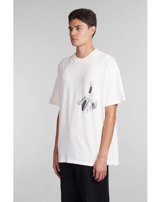 Represent White T-Shirt for men