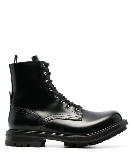 Alexander McQueen Boots Black for men