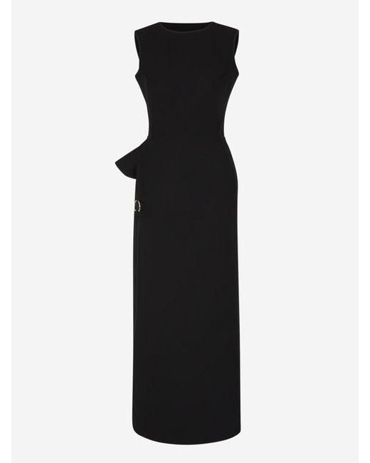 Maticevski Black Mannerism Midi Dress
