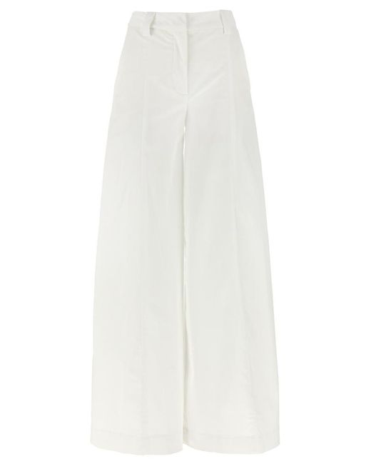 THE LATEST White 'Chino Sculpture Leg' Pants
