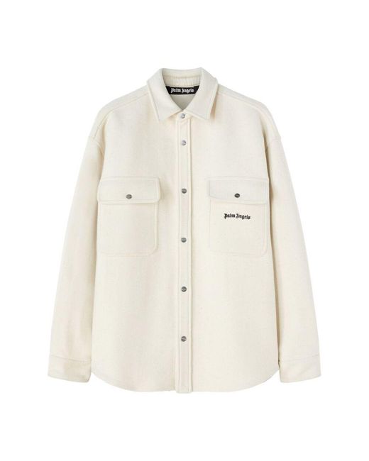 Palm Angels White Outerwears for men