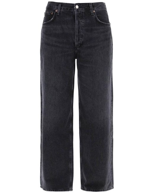 Agolde Blue Baggy Slung Jeans for men