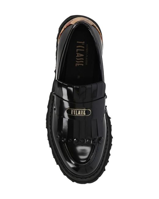 Alviero Martini Black Flat Shoes