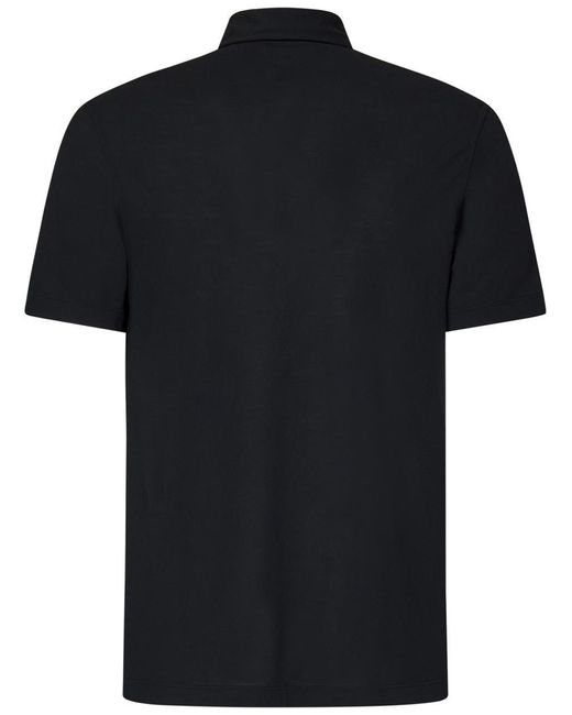 Drumohr Black T-Shirts And Polos for men
