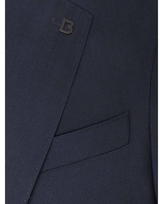 BRERAS Milano Blue Single-breasted Suit for men