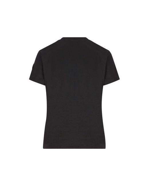 Moncler Black T-Shirt And Polo Shirt