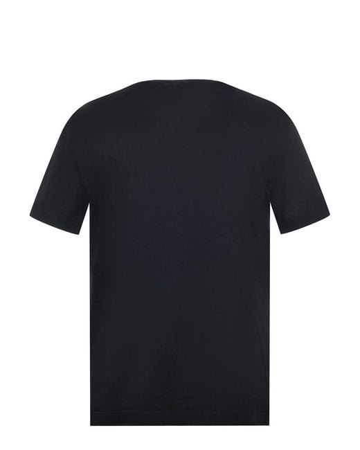 FILIPPO DE LAURENTIIS Black T-shirts And Polos for men