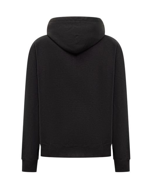 Jil Sander Black Cotton Zip Sweatshirt for men