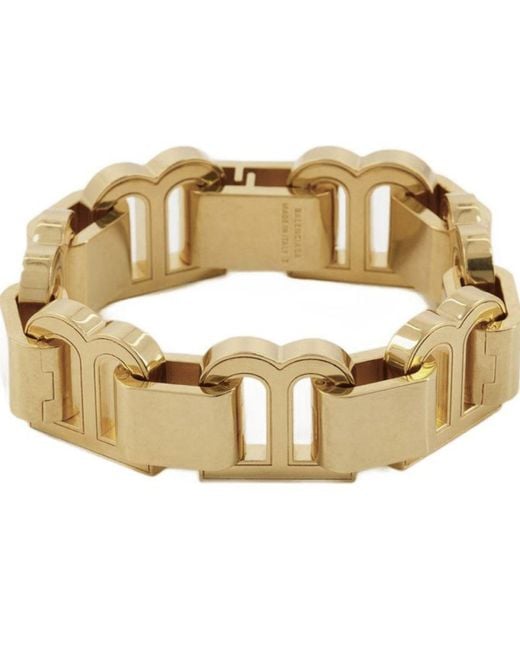 Balenciaga Metallic Hourglass Bracelet