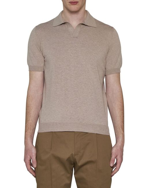 Tagliatore Gray T-Shirts And Polos for men