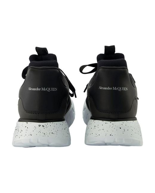 Alexander McQueen Black Court Sneakers for men