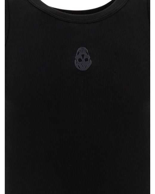 Alexander McQueen Black T-Shirts And Polos for men