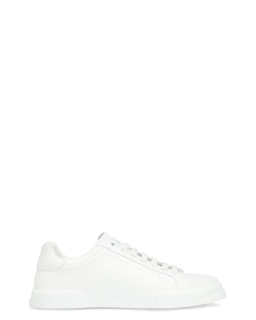 Dolce & Gabbana White Portofino Light Low-top Sneakers for men