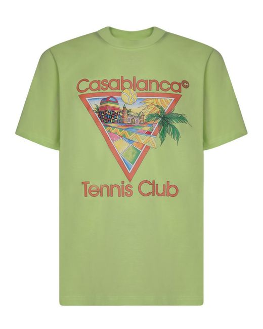 Casablancabrand Green T-Shirts for men