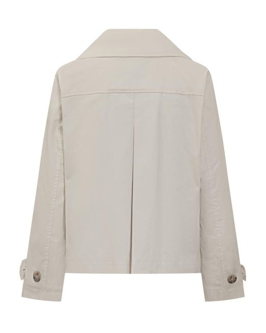 Woolrich White Cotton Pecoat