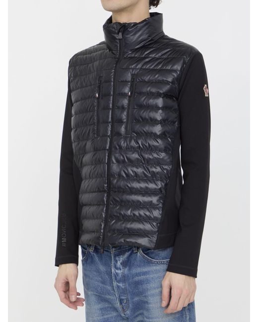 3 MONCLER GRENOBLE Black Zip-up Jacket for men