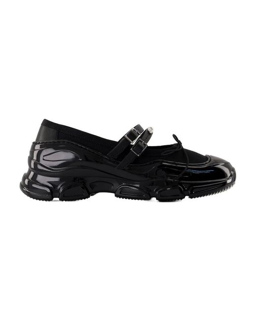 Simone Rocha Black Tracker Ballerinas