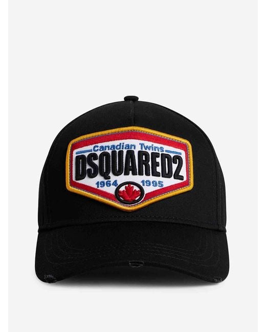 DSquared² Black Badge Baseball Cap for men