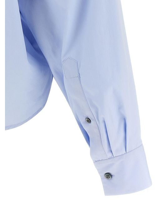 Dries Van Noten Blue 'Camiel' Blouse