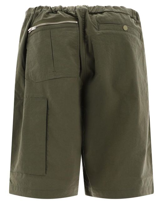 Undercover Green Belted Shorts for men