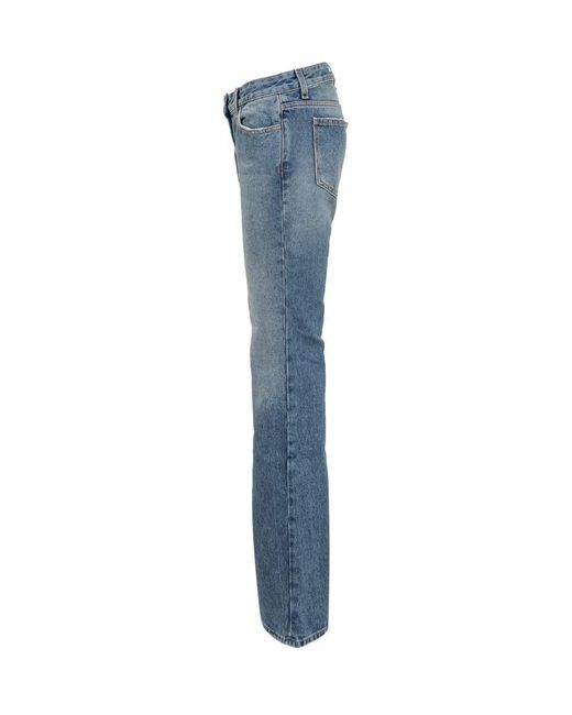 Off-White c/o Virgil Abloh Blue Arrow Flared Jeans