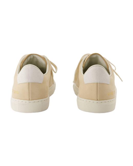 Common Projects Natural Retro Nubuck Sneakers