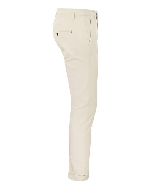 Dondup Natural Slim Fit Trousers for men