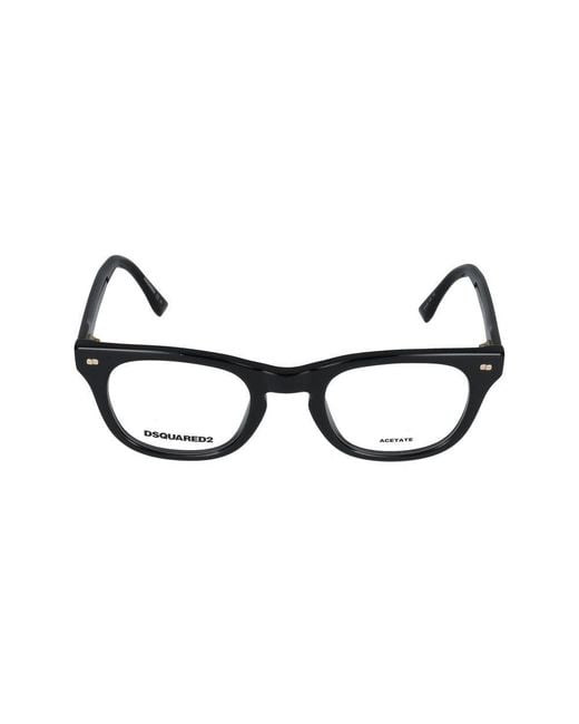 DSquared² Black Eyeglasses for men