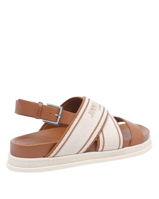 Jimmy Choo Brown Sandals