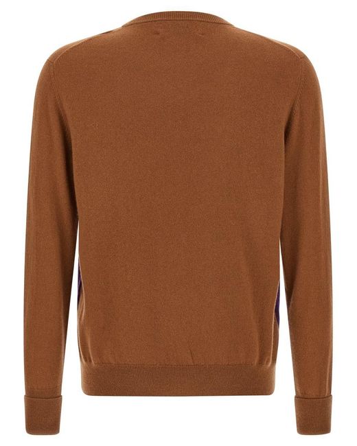 Ballantyne Brown Argyle Sweater for men