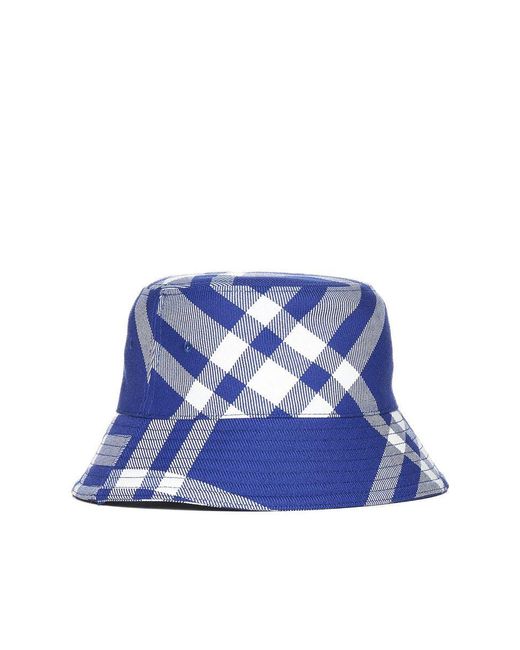 Burberry Blue Hats for men