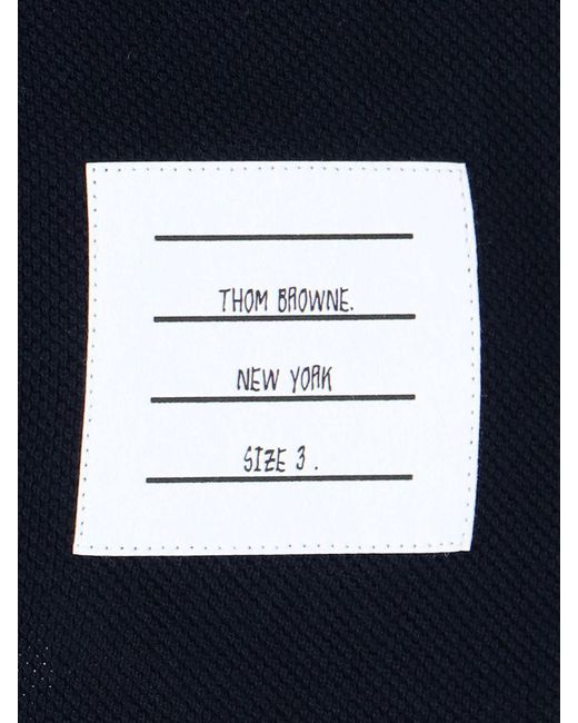 Thom Browne Blue Logo T- Shirt for men
