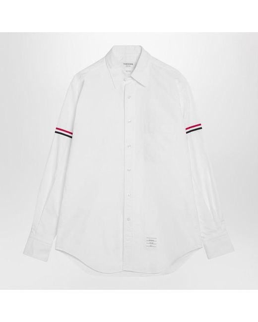 Thom Browne White Button-Down Shirt for men