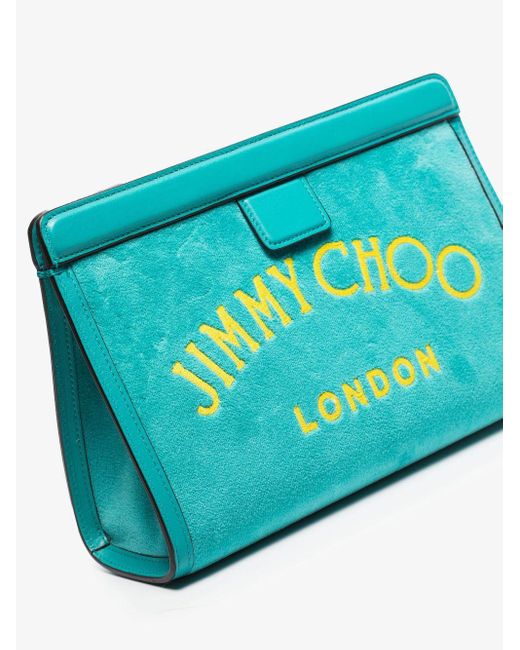 Jimmy Choo Leather Bags.. Clear Blue Save 6 Lyst
