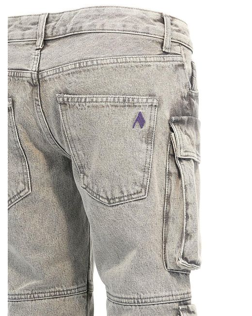 The Attico Gray 'Essie' Jeans